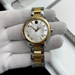 PreLoved Movado Bellina Two Tone MOP Dial Quartz